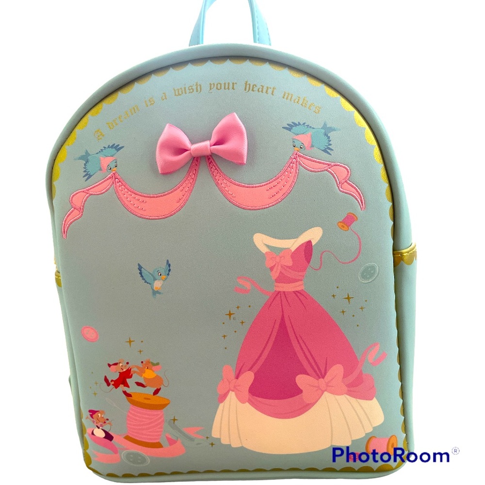 Cinderella sewing loungefly mini backpack